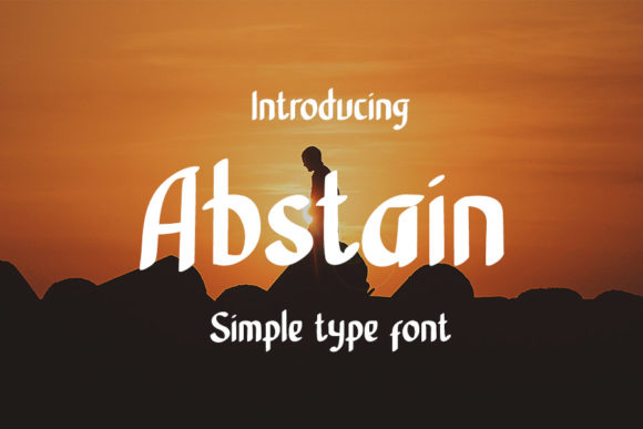 Abstain Font Review: Bold Handwritten Style for Designers