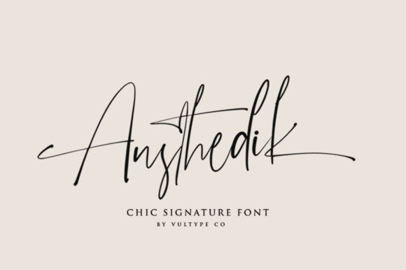Austhedik: A Stylish Handwritten Font for Modern Campaigns