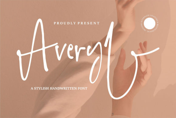Averyl: A Dainty Handwritten Font for Elegant Branding