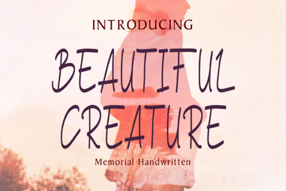 Beautiful Creature: A Thin Handwritten Typeface for Editorial Design
