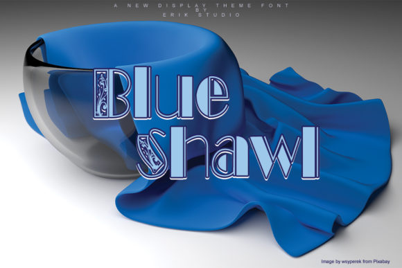 Blue Shawl Font: A Playful Typeface for Digital Campaigns