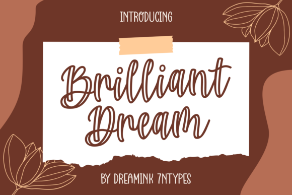 Brilliant Dream Font for Editorial Design