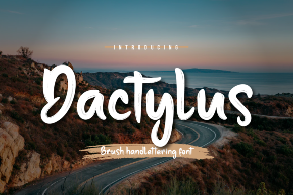 Dactylus: A Brush Handwritten Font for Web Design