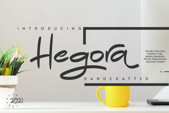 Hegora: A Modern Script Handwritten Typeface