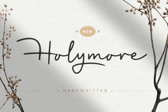 Holymore: A Delicate Handwritten Typeface for Editors