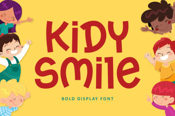 Kidy Smile Font for Playful Branding