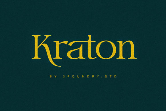 Kraton: A Distinctive Serif Font for Editorial Design