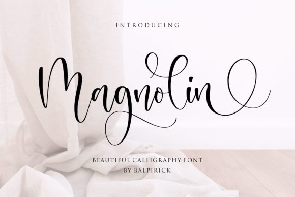 Magnolin Typeface for Sweet Branding