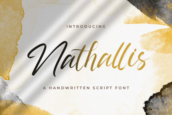 Nathallis: A Delicate Script Font for Web Design