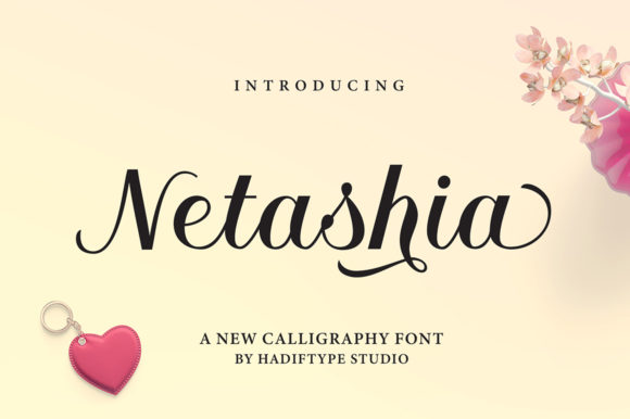 Netashia: The Elegant Calligraphy Font for Crafters