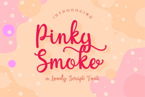 Pinky Smoke Font for Digital Branding