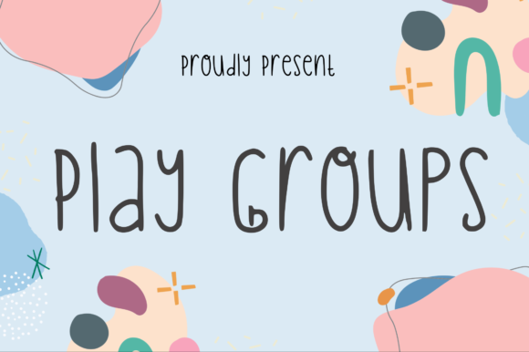 Play Groups: A Dainty Handwritten Typeface for Editorial Design