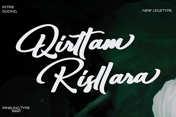 Qirttam Risllara: A Handwritten Font for Makers