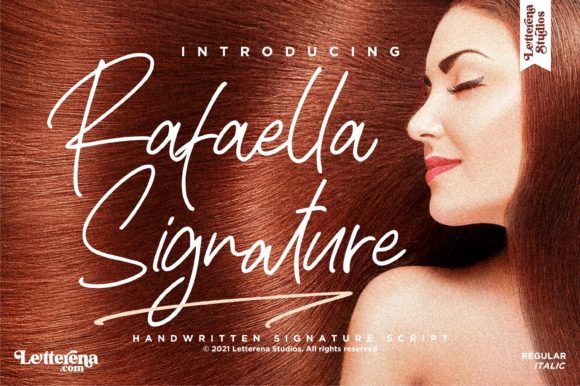 Rafaella Signature Font for Small Business Branding