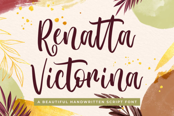 Renatta Victorina: A Stylish Handwritten Font for Campaigns