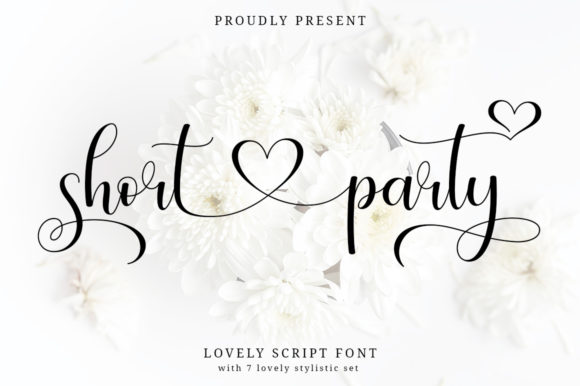 Short Party Font: Sweet Calligraphy for Makers