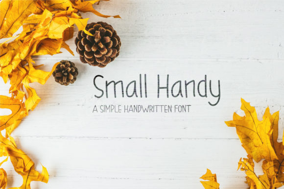 Small Handy: A Minimalist Script Font for Editorial Design