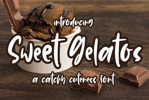 Sweet Gelatos Font Review for Campaign Design