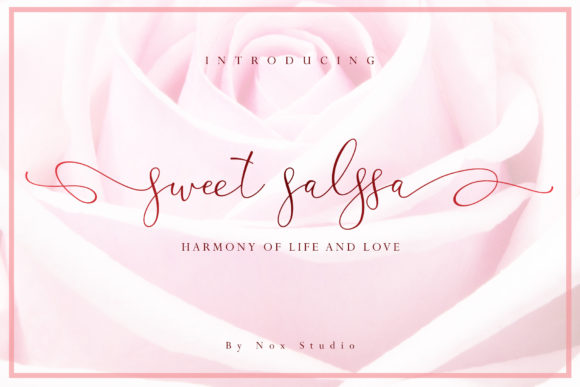 Sweet Salssa: A Thin Handwritten Font for Makers