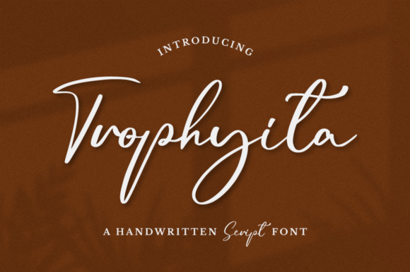 Trophyita: A Graceful Script Handwritten Font for Web Design
