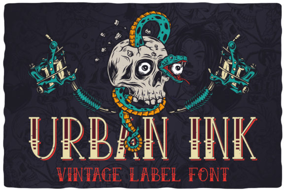 Urban Ink: A Bold Serif Font for Branding