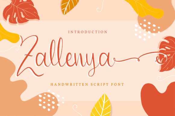 Zallenya: A Romantic Script Typeface for Web Design